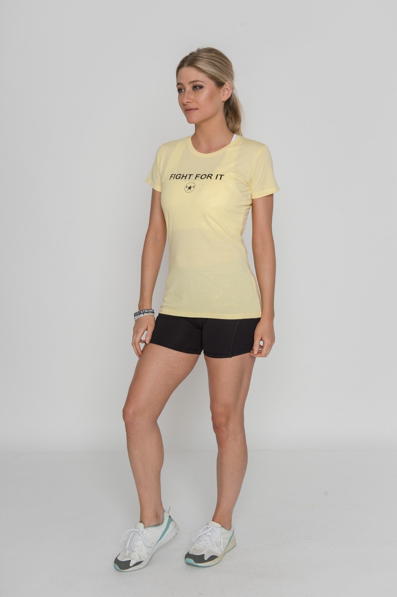 414687494151 FIGHT FOR IT YELLOW TEE - Just Strong