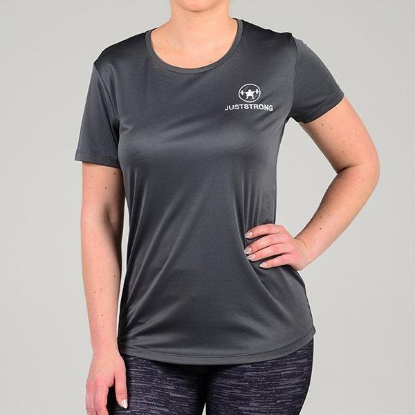 6361691029558-1 CHARCOAL SMOOTH JUST STRONG TEE - Just Strong