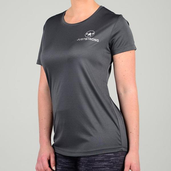 6361691062326 CHARCOAL SMOOTH JUST STRONG TEE - Just Strong