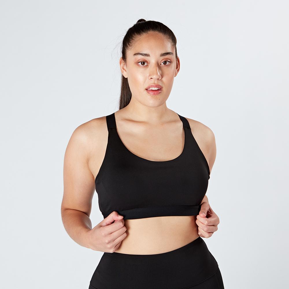 black-core-bra-model-front