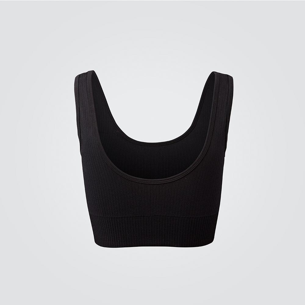 black-ribbed-seamless-bra-back