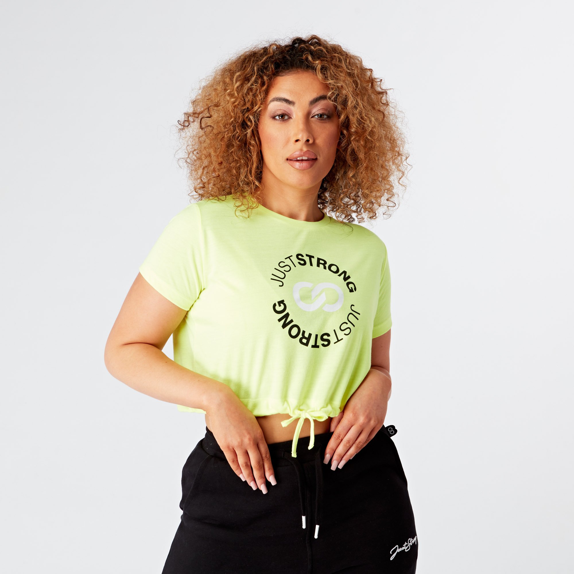 electric-cropped-stamp-graphic-tee-model