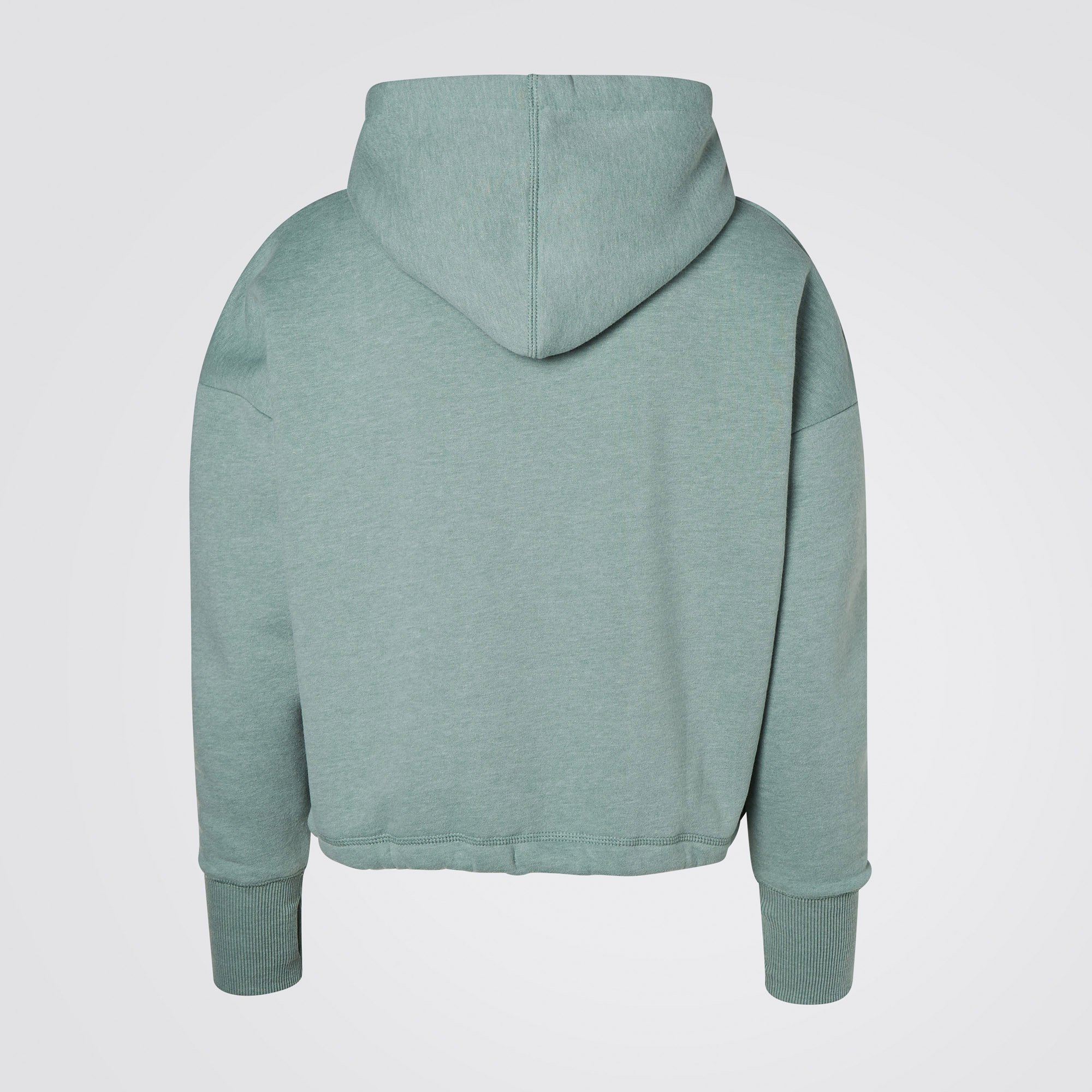 moss-green-marl-relax-cropped-hoodie-back