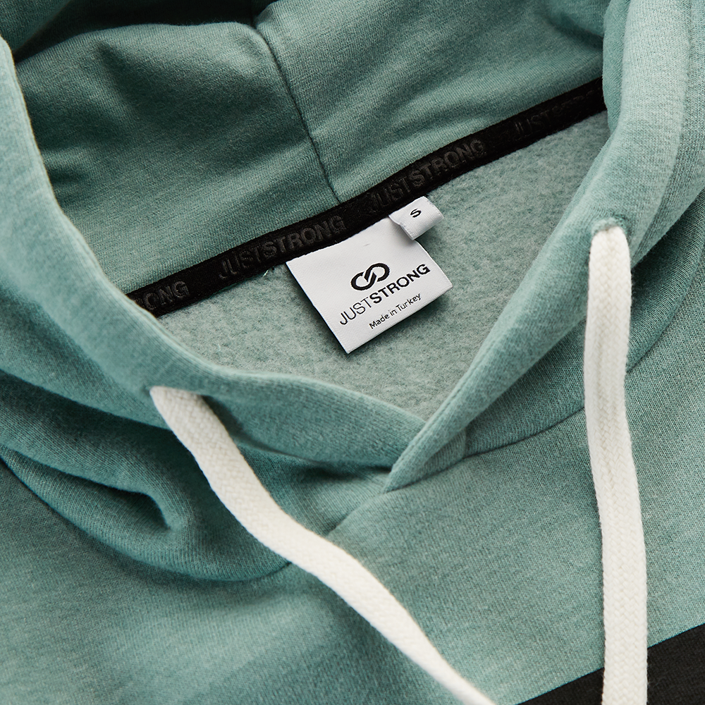 moss-green-marl-relax-cropped-hoodie-detail-2
