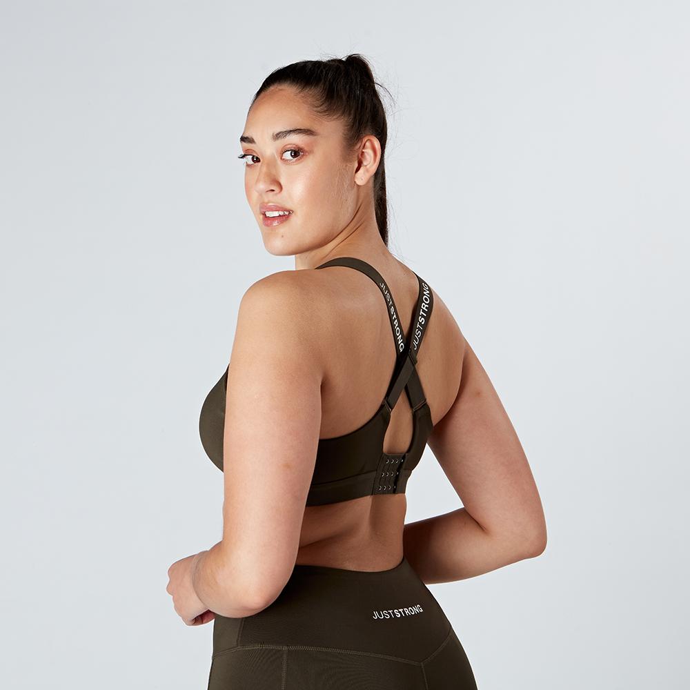 olive-green-core-sports-bra-model-side